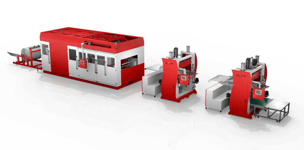 3 Station Automatic Thermoforming Machine Solutions | SCPT Machinery