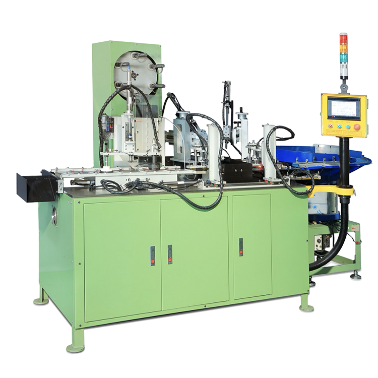 Oil seal trimming and spring insertion Machine